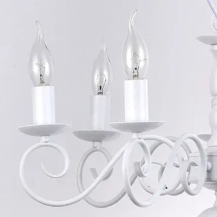 Люстра Arte Lamp A1129LM-7WH ISABEL — белый, ракурс 3