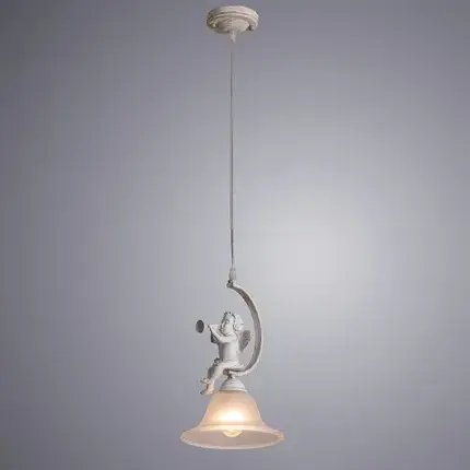 Светильник Arte Lamp A1133SP-1WG AMUR — белое золото, ракурс 2