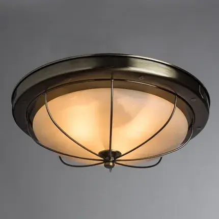 Светильник Arte Lamp A1308PL-3AB PORCH — бронза, ракурс 2