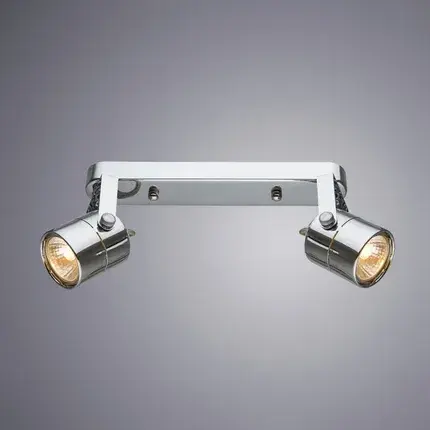 Спот Arte Lamp A1310PL-2CC LENTE — хром, ракурс 2