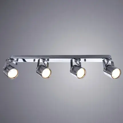 Спот Arte Lamp A1310PL-4CC LENTE — хром, ракурс 2