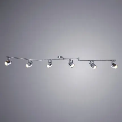 Спот Arte Lamp A1310PL-6CC LENTE — хром, ракурс 2