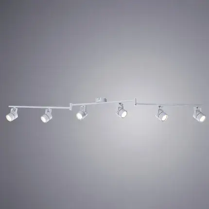 Спот Arte Lamp A1310PL-6WH LENTE — белый, ракурс 2