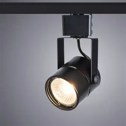 Светильник для однофазного трека Arte Lamp A1311PL-1BK MIZAR — черный, ракурс 2