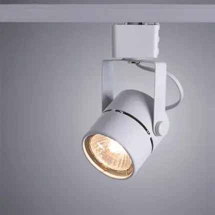 Светильник для однофазного трека Arte Lamp A1311PL-1WH MIZAR — белый, ракурс 2