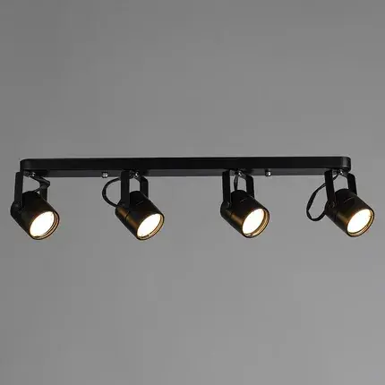 Спот Arte Lamp A1311PL-4BK MIZAR — черный, ракурс 2