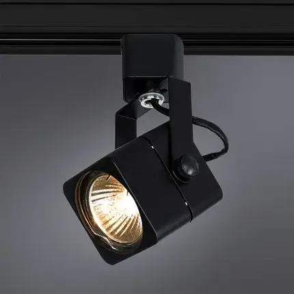 Светильник для однофазного трека Arte Lamp A1314PL-1BK LENTE — черный, ракурс 2
