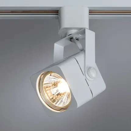 Светильник для однофазного трека Arte Lamp A1314PL-1WH LENTE — белый, ракурс 2