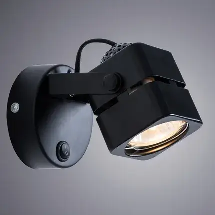 Бра Arte Lamp A1315AP-1BK MISAM — черный, ракурс 2