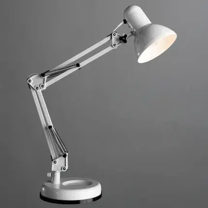 Настольная лампа Arte Lamp A1330LT-1WH JUNIOR — белый, ракурс 2