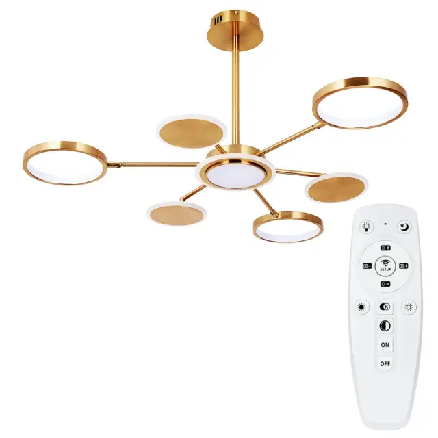 Люстра Arte Lamp A1363PL-6PB SIENNA — медь