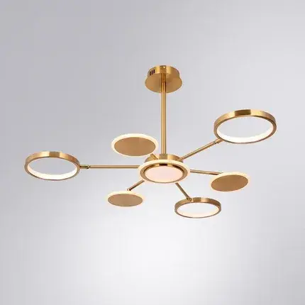 Люстра Arte Lamp A1363PL-6PB SIENNA — медь, ракурс 2