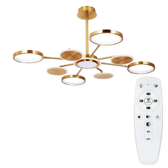 Люстра Arte Lamp A1363PL-8PB SIENNA — медь