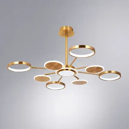 Люстра Arte Lamp A1363PL-8PB SIENNA — медь, ракурс 3