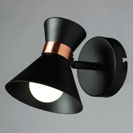 Спот Arte Lamp A1406AP-1BK BALTIMORE — черный, ракурс 2