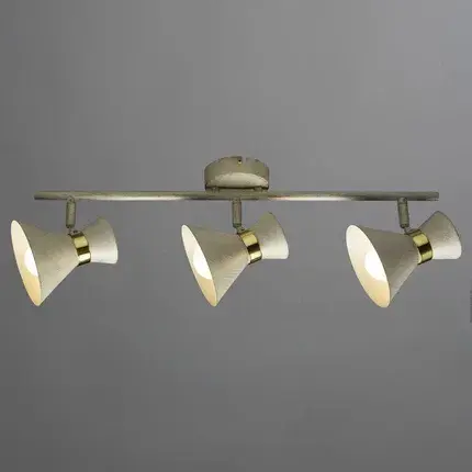 Спот Arte Lamp A1406PL-3WG BALTIMORE — белое золото, ракурс 2
