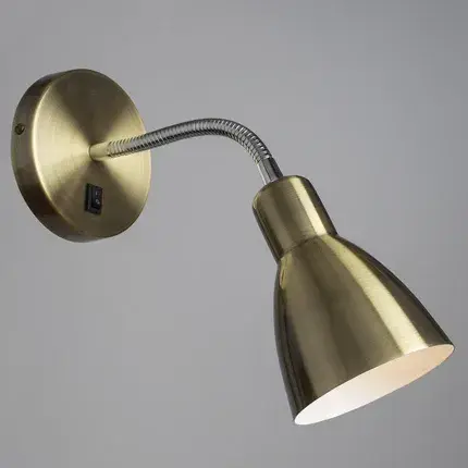 Бра Arte Lamp A1408AP-1AB DORM — бронза, ракурс 2
