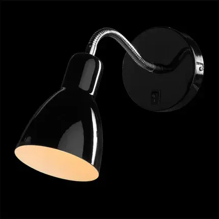 Бра Arte Lamp A1408AP-1BK DORM — черный, ракурс 2