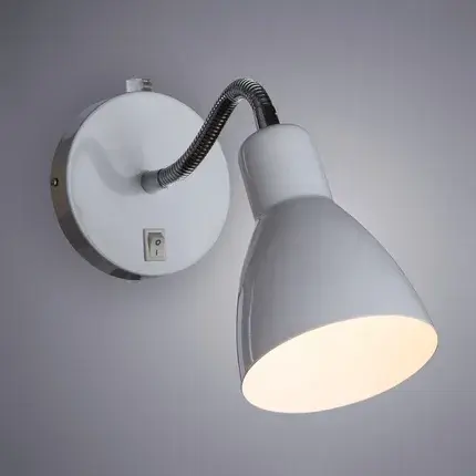 Бра Arte Lamp A1408AP-1WH DORM — белый, ракурс 2