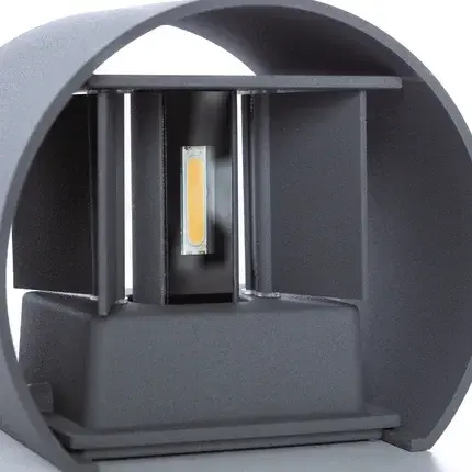 Уличный светильник Arte Lamp A1415AL-1GY RULLO — черный, ракурс 3