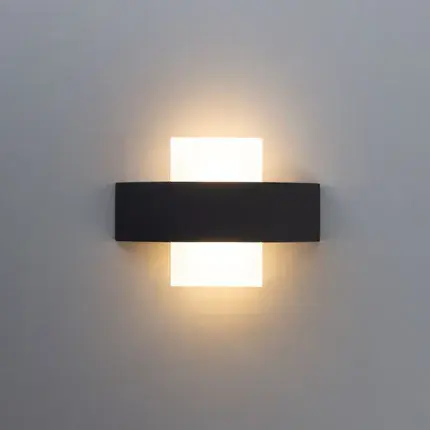 Уличный светильник Arte Lamp A1444AP-1GY CROCE — черный, ракурс 2