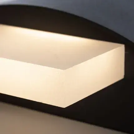 Уличный светильник Arte Lamp A1444AP-1GY CROCE — черный, ракурс 3