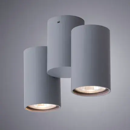 Точечный светильник Arte Lamp A1511PL-2GY GAVROCHE — серый, ракурс 2