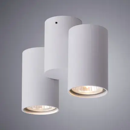 Точечный светильник Arte Lamp A1511PL-2WH GAVROCHE — белый, ракурс 2