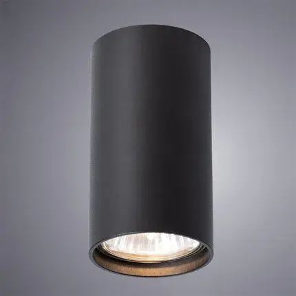 Точечный светильник Arte Lamp A1516PL-1BK UNIX — черный, ракурс 2