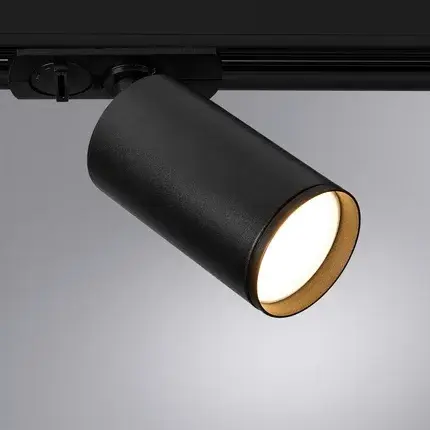 Светильник для однофазного трека Arte Lamp A1519PL-1BK FLAME — черный, ракурс 2