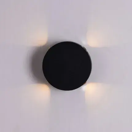 Уличный светильник Arte Lamp A1525AP-1BK TAMBURELLO — черный, ракурс 2