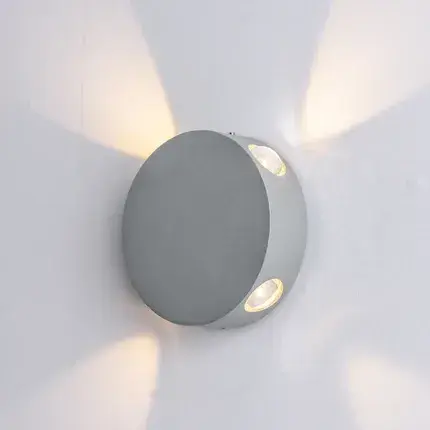 Бра Arte Lamp A1525AP-1GY TAMBURELLO — серый, ракурс 2