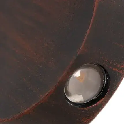 Уличный светильник Arte Lamp A1525AP-1RI TAMBURELLO — коричневый, ракурс 3