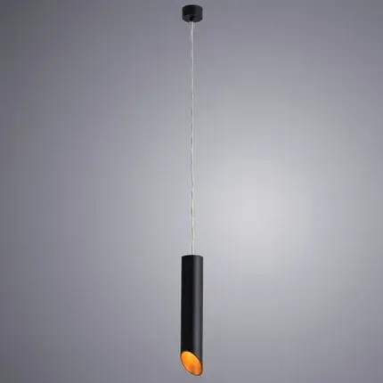 Светильник Arte Lamp A1536SP-1BK PILON-GOLD — черный, ракурс 2