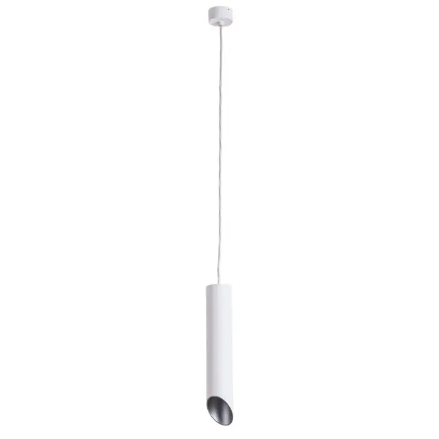 Светильник Arte Lamp A1536SP-1WH PILON-SILVER — белый
