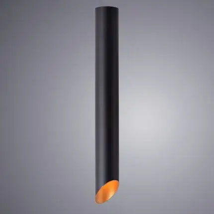 Точечный светильник Arte Lamp A1537PL-1BK PILON-GOLD — черный, ракурс 2