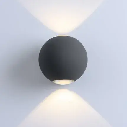 Бра Arte Lamp A1544AL-2GY CONRAD — черный, ракурс 2
