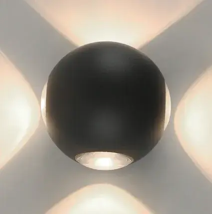 Бра Arte Lamp A1544AL-4GY CONRAD — черный, ракурс 2