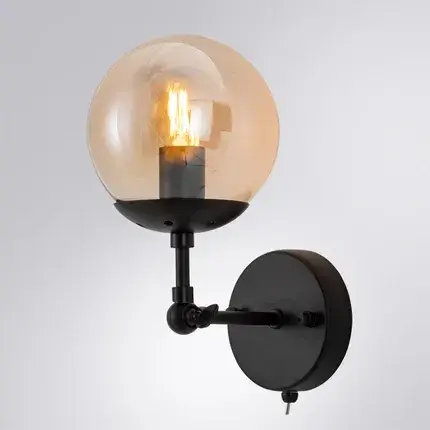 Бра Arte Lamp A1664AP-1BK BOLLA — черный, ракурс 2