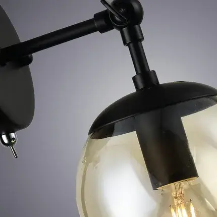 Бра Arte Lamp A1664AP-1BK BOLLA — черный, ракурс 3