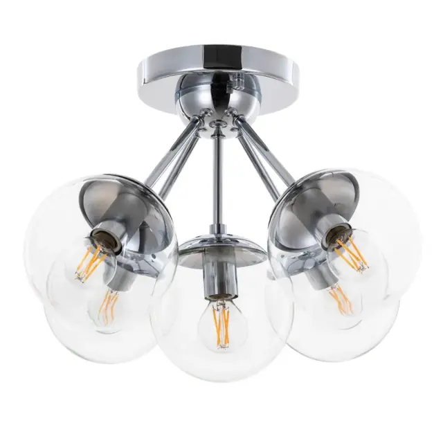 Люстра Arte Lamp A1664PL-5CC BOLLA — хром