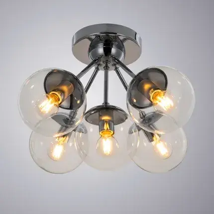 Люстра Arte Lamp A1664PL-5CC BOLLA — хром, ракурс 2