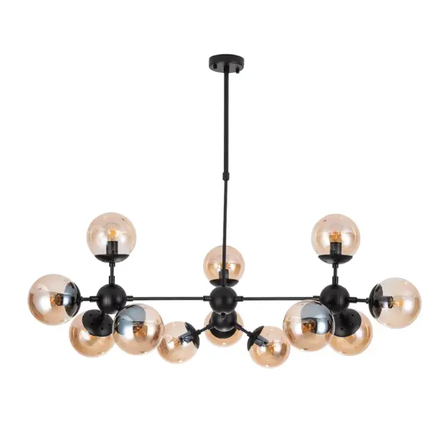 Люстра Arte Lamp A1664SP-12BK BOLLA — черный