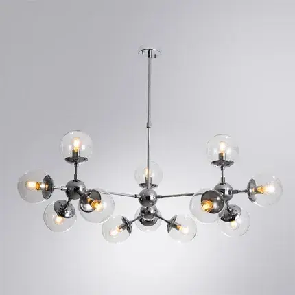 Люстра Arte Lamp A1664SP-12CC BOLLA — хром, ракурс 2