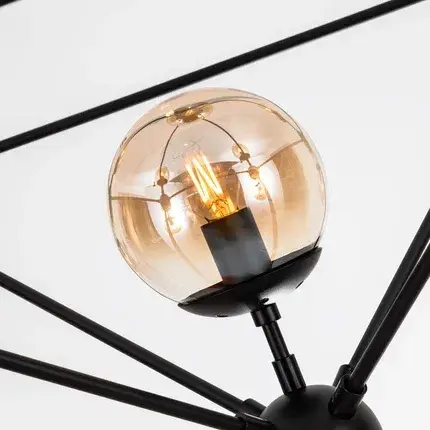 Люстра Arte Lamp A1664SP-15BK BOLLA — черный, ракурс 3