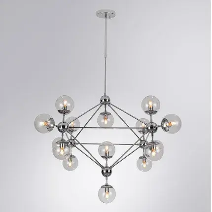 Люстра Arte Lamp A1664SP-15CC BOLLA — хром, ракурс 2