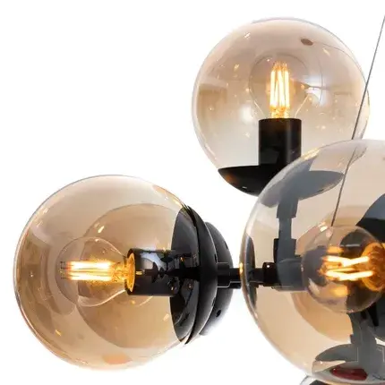 Светильник Arte Lamp A1664SP-25BK BOLLA — черный, ракурс 3