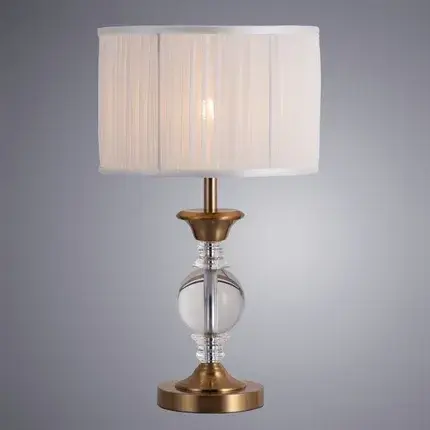 Настольная лампа Arte Lamp A1670LT-1PB BAYMONT — медь, ракурс 2