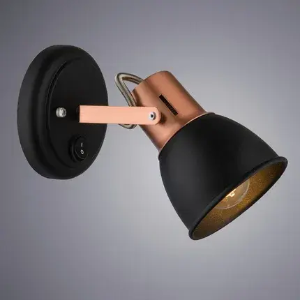 Спот Arte Lamp A1677AP-1BK JOVI — черный, ракурс 2