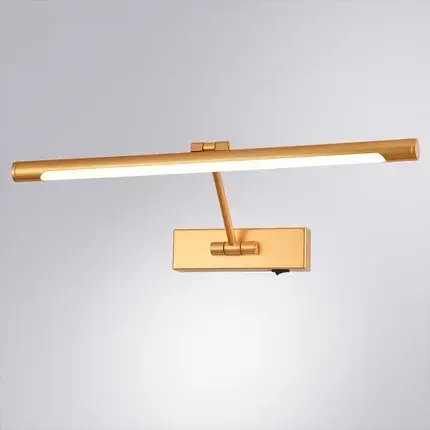 Подсветка для картин/зеркал Arte Lamp A1709AP-1GO HARRISON — золотой, ракурс 2